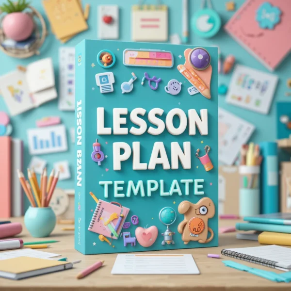Lesson Plan Template | Teacher's Plan Book | Teacher Planner - Digital & Print