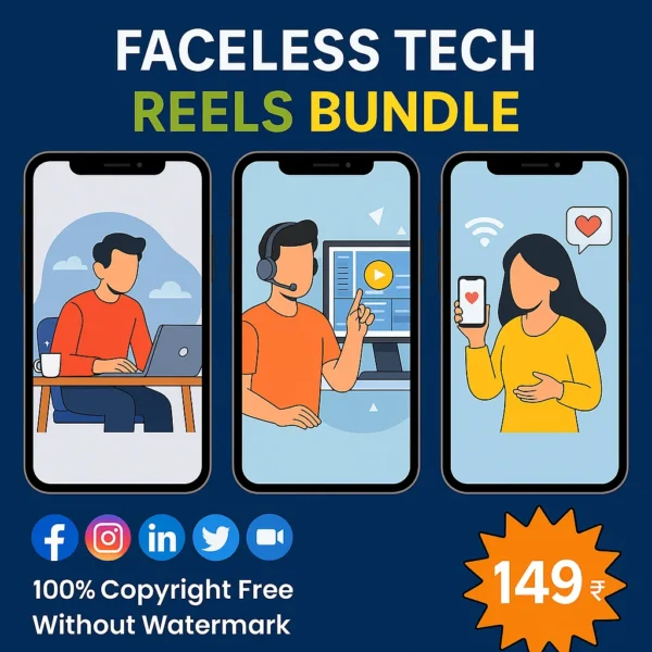 Faceless Tech Reels Bundle